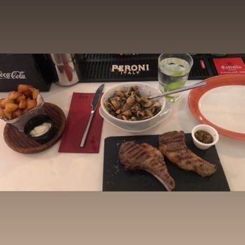 La Paceña Grill Tapas Bar - Lamb chops & champiñones - Latin American Near Me - London, XGL