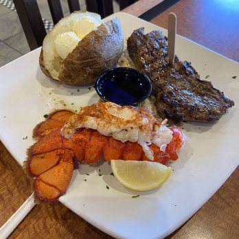 Sizzler - Lobster and Steak with Baked Potato - Seafood Near Me - Stockton, California Sizzler - Lobster and Steak with Baked Potato - Seafood Near Me - Stockton, California
