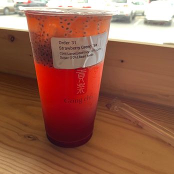 Gong Cha - Strawberry Green Tea - Bubble Tea Near Me - Duluth, Georgia Gong Cha - Strawberry Green Tea - Bubble Tea Near Me - Duluth, Georgia