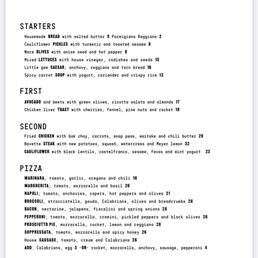 Menu (May 24, 2014)