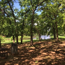 Randol Mill Park - Lots of shade and picnic tables.