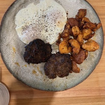Bearcat CBD - Bearcat breakfast- potatoes, bison sausage and eggs - Coffee & Tea Near Me - New Orleans, Louisiana Bearcat CBD - Bearcat breakfast- potatoes, bison sausage and eggs - Coffee & Tea Near Me - New Orleans, Louisiana