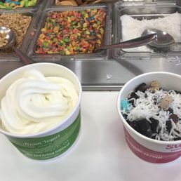 a variety of frozen yogurts a variety of frozen yogurts