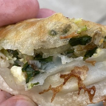 JY Kitchen - Inside of a veggie dumpling - Korean Near Me - Lexington, Kentucky