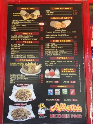 Menu photo 7 Alberto's Mexican Food Corona, CA Menu photo 7 Alberto's Mexican Food Corona, CA