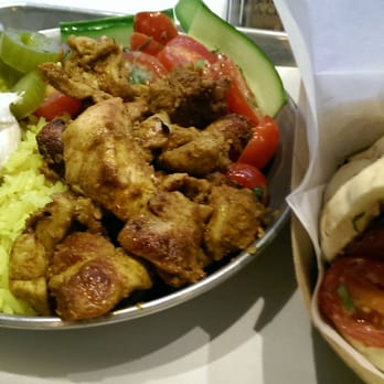 Taboonette - Chicken Shawarma plate and lamb kabob sandwich. - Mediterranean Near Me - New York, New York