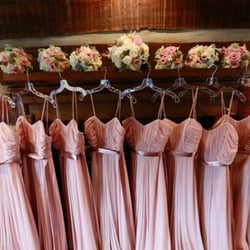 Arzelle's - I wish this picture had pretty hangers but the dresses speak for them selves! Beautiful dresses from Arzelle's!