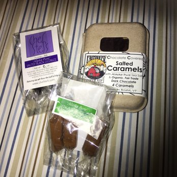 Alaska Pure Sea Salt - Some sweets you can buy - that feature their salt! - Specialty Food Near Me - Sitka, Alaska