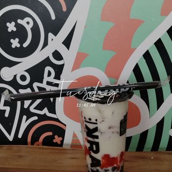 Krak Boba - Strawberry Milk Boba - Bubble Tea Near Me - Long Beach, California