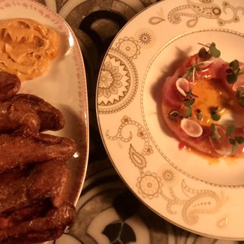 Margot - Potatoes Bravas $14 & Crudo $22. - Spanish Near Me - Culver City, California Margot - Potatoes Bravas $14 & Crudo $22. - Spanish Near Me - Culver City, California