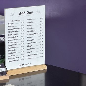 Acai Republic - Menu - Acai Bowls Near Me - Orange, California