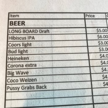 Aloha Steak House - Check out the name of that beer LOL - Steakhouses Near Me - Honolulu, Hawaii Aloha Steak House - Check out the name of that beer LOL - Steakhouses Near Me - Honolulu, Hawaii
