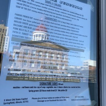 Long Nine Junction - Capitol Menu - New American Near Me - Springfield, Illinois
