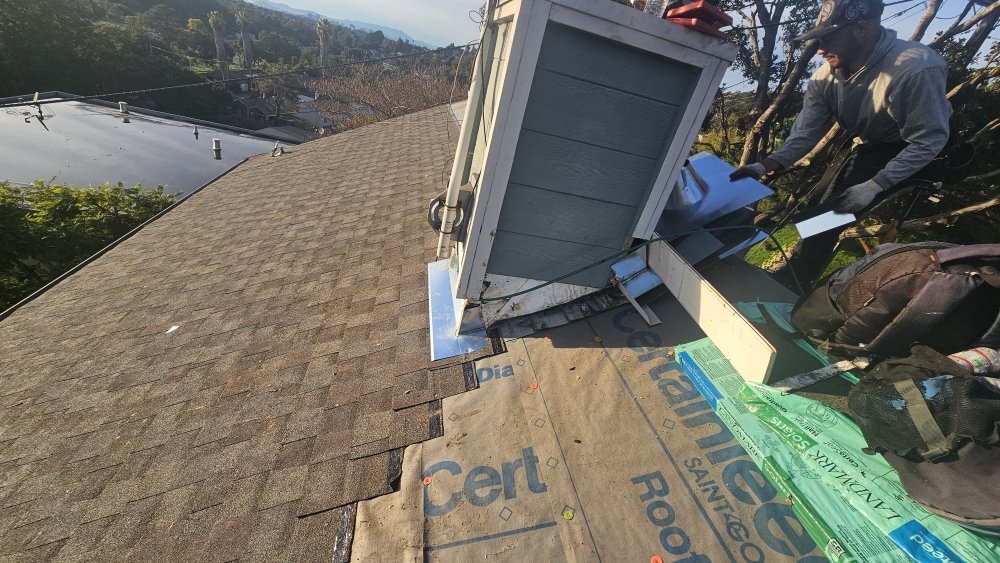 Slide of Professional Roofers