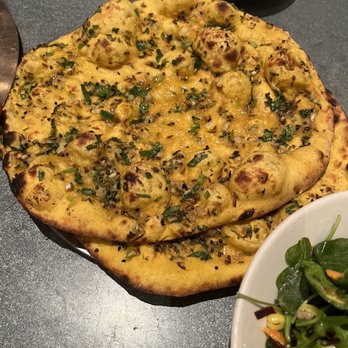 Pondicheri - Garlic naan - Indian Near Me - Houston, Texas Pondicheri - Garlic naan - Indian Near Me - Houston, Texas