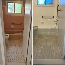 Campos Bathtub Reglazing - Before and after. Done in 2 days. Love it.