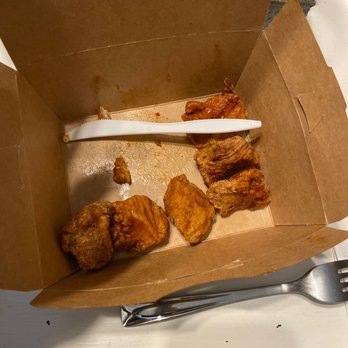 Wild Wing Cafe - Was 12 boneless wings  red dragon flavor. - Chicken Wings Near Me - Gainesville, Georgia
