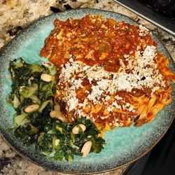 Luca's Cucina - Penne Melanzane & Escarole & Beans
