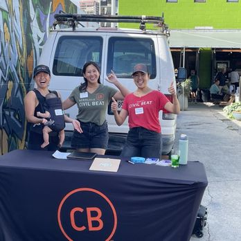 Beer Lab HI - The lovely Civil Beat ladies who greeted us - Brewpubs Near Me - Honolulu, Hawaii