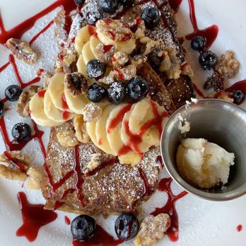 Red Rock Cafe - Blueberry walnut French toast - Breakfast & Brunch Near Me - Sedona, Arizona Red Rock Cafe - Blueberry walnut French toast - Breakfast & Brunch Near Me - Sedona, Arizona