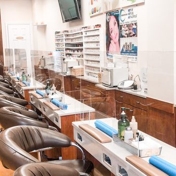 Lin's Yumi's Nail & Spa - We have installed glass sneeze guards at all pedicure and manicure stations! - Nail Salons Near Me - Stony Brook, New York Lin's Yumi's Nail & Spa - We have installed glass sneeze guards at all pedicure and manicure stations! - Nail Salons Near Me - Stony Brook, New York