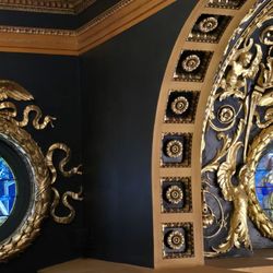 The Pennsylvania State Capitol - Stained glass inside the House of Representatives