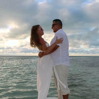 Island To Island Charters - I officiated a wedding at sunset on the bow of my boat. - Boat Charters Near Me - Key West, Florida Island To Island Charters - I officiated a wedding at sunset on the bow of my boat. - Boat Charters Near Me - Key West, Florida