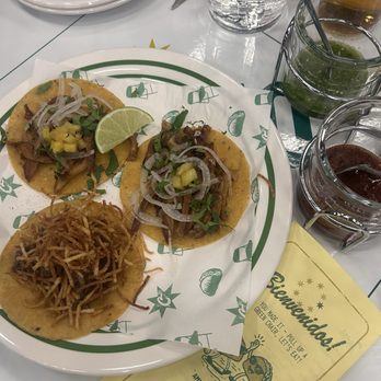 Molino Chido - Al Pastor taco (with pineapple) then lengua taco - Tacos Near Me - Aurora, Colorado