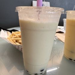 Ruby Thai Kitchen - Pineapple boba smoothie