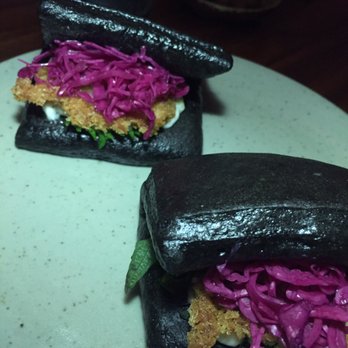 Pagu - Squid ink bao - Japanese Near Me - Cambridge, Massachusetts