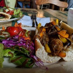 Vegan Sausage Sandwich