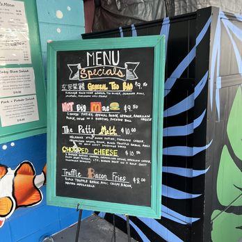 Dairy Rich - a menu on a chalk board - Burgers Near Me - Palm Harbor, Florida Dairy Rich - a menu on a chalk board - Burgers Near Me - Palm Harbor, Florida