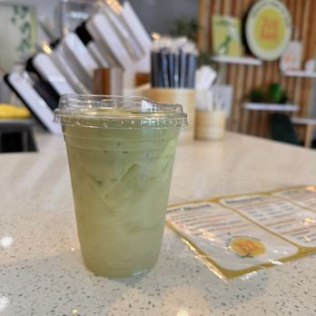 Jus Bar - Coconut water with matcha cream - Juice Bars & Smoothies Near Me - Las Vegas, Nevada Jus Bar - Coconut water with matcha cream - Juice Bars & Smoothies Near Me - Las Vegas, Nevada