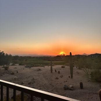 Las Sendas Golf Club - The amazing sunset view from our table - Golf Near Me - Mesa, Arizona Las Sendas Golf Club - The amazing sunset view from our table - Golf Near Me - Mesa, Arizona