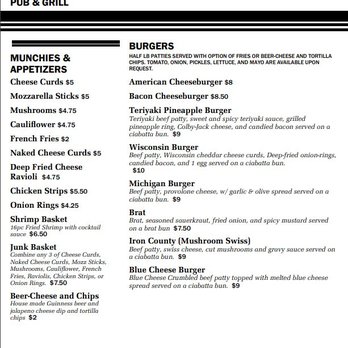 River North Pub & Grill - menu - Pubs Near Me - Iron River, Michigan River North Pub & Grill - menu - Pubs Near Me - Iron River, Michigan