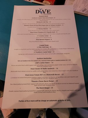 Menu photo 6 Dive - Southern Coastal Kitchen Canton, GA