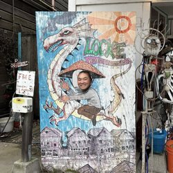 Locke Historic District - I'm riding a flying dragon in Locke
