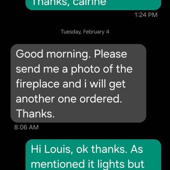 Premium Fireplace & Accent Wall Designs - Text about fireplace breaking. He confirmed x w he would fix it....then ghosted me as dis his partner with JW cabinetry. - Fireplace Services Near Me - Temecula, California Premium Fireplace & Accent Wall Designs - Text about fireplace breaking. He confirmed x w he would fix it....then ghosted me as dis his partner with JW cabinetry. - Fireplace Services Near Me - Temecula, California