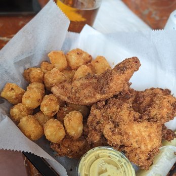 Pickle Barrel Restaurant - Chicken tenders + tots - New American Near Me - Chattanooga, Tennessee