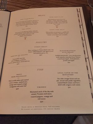 Menu photo 2 Casa Amate Playa del Carmen, ROO Menu photo 2 Casa Amate Playa del Carmen, ROO