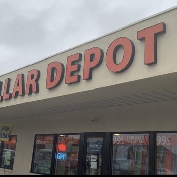 Dollar Depot - An updated version of the storefront signage. - Discount Store Near Me - Fall River, Massachusetts
