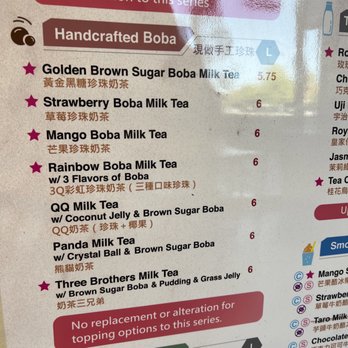 Mr Sun Tea - Menu - Bubble Tea Near Me - Mountain View, California