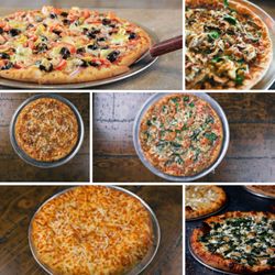 Palio's Pizza Cafe - A whole lineup of pizzas.