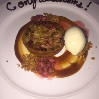Babbo - Complimentary dessert given to us by Babbo for celebrating! - Italian Near Me - New York, New York Babbo - Complimentary dessert given to us by Babbo for celebrating! - Italian Near Me - New York, New York