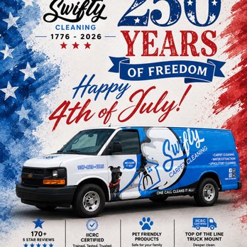 Swifty Cleaning - 250 Years of Freedom. One Nation. One Community. - Home Cleaning Near Me Swifty Cleaning - 250 Years of Freedom. One Nation. One Community. - Home Cleaning Near Me