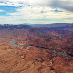 the Colorado river from above the Colorado river from above