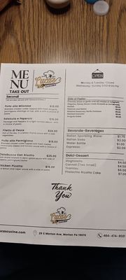 Menu photo 1 Luca's Cucina Morton, PA Menu photo 1 Luca's Cucina Morton, PA