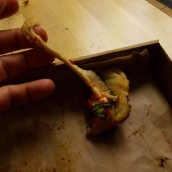 Blaze Pizza - This is the dough, not the cheese. It was raw. And this was after reheating it at home - Salad Near Me - Henderson, Nevada Blaze Pizza - This is the dough, not the cheese. It was raw. And this was after reheating it at home - Salad Near Me - Henderson, Nevada