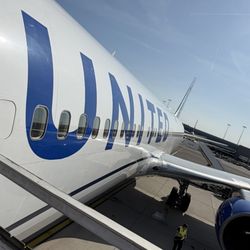 United Airlines - United. Amsterdam to IAH.