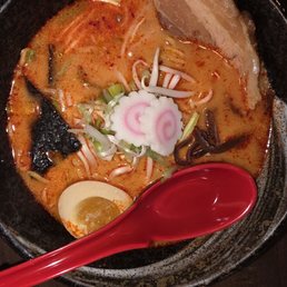 Spicy tonkatsu ramen! Spicy tonkatsu ramen!